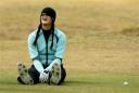 Photo Michelle Wie Accepted at Stanford Michelle Wie, of the United States, laughs after pulling her hat down over her face whilst waiting to play a shot on the 16th fairway during a practice round before the start of the Women's British Open golf tournament at Royal Lytham and St Annes golf course in Lytham, England, in this Aug. 1, 2006 file photo. (AP Photo/Matt Dunham)