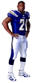 LaDainian Tomlinson in ChargersNew Uniform for 2007